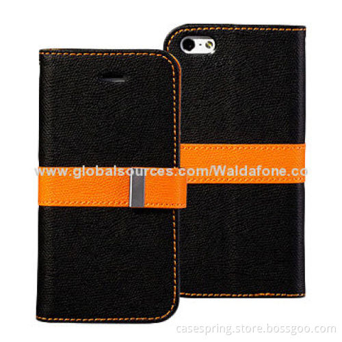 PU leather cases for iPhone 6, rainbow colored case for iPhone 6, collision color